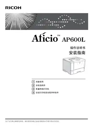 Ricoh理光Aficio AP600L